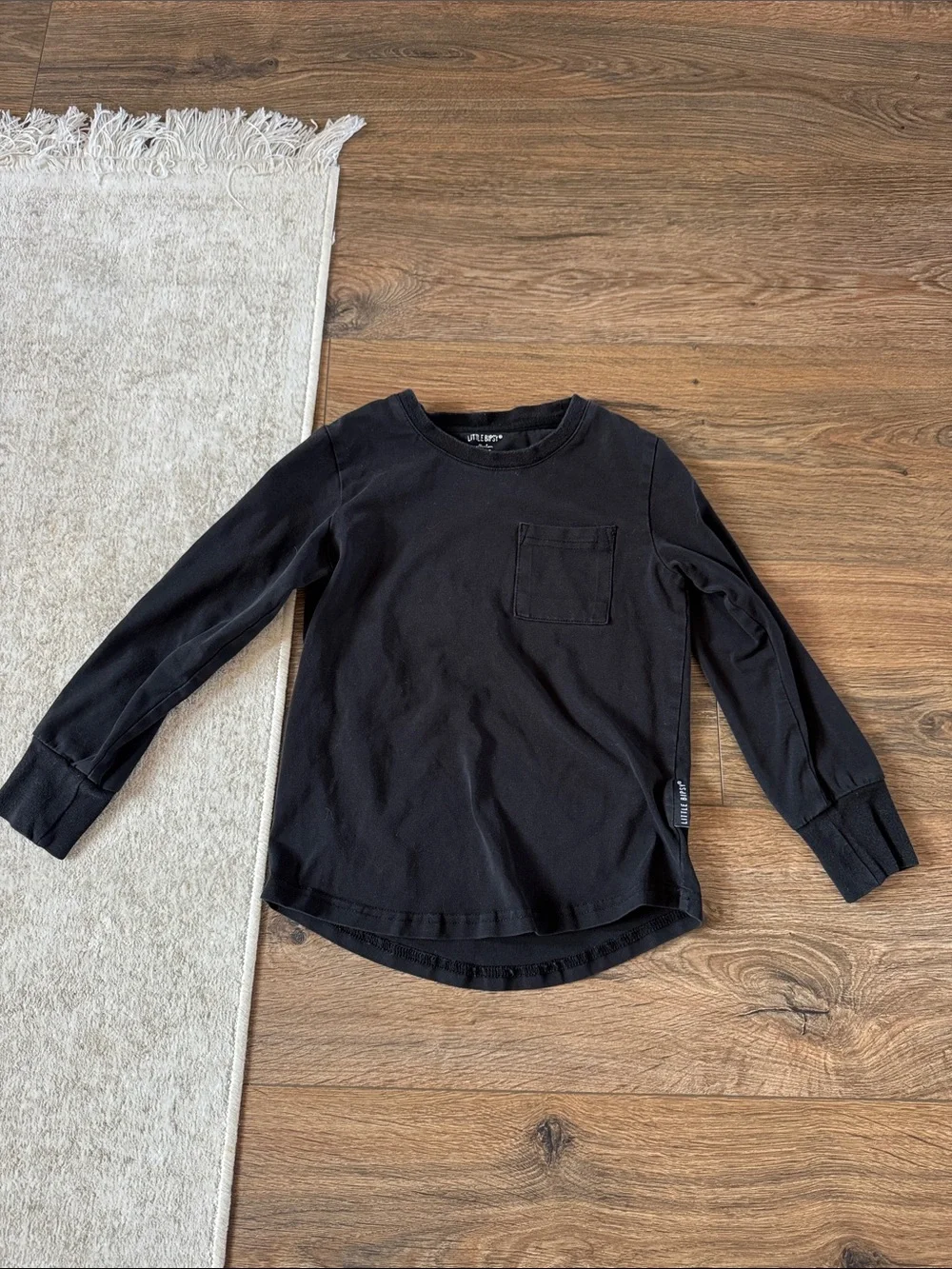LOT Little Bipsy Black Long Sleeve Shirt and Cargo Jogger Pants